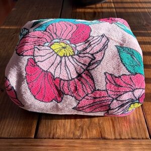 Vera Bradley Vintage Floral Fleece Throw Blanket 80x50